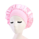 2 PCS TJM-301 Night Cap With Wide Brim And Elasticity Headband Ladies Chemotherapy Cap Hair Care Hat, M 56-58cm