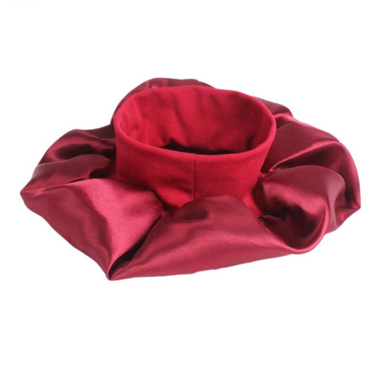 2 PCS TJM-301 Night Cap With Wide Brim And Elasticity Headband Ladies Chemotherapy Cap Hair Care Hat, M 56-58cm