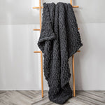 Handmade Thick Wool Knitted Blanket Sofa Chenille Stick Knitted Blanket, 80 x 100 CM, 130 x 160 CM