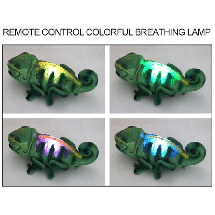 8888 Children Electric Infrared Remote Control Crawling Chameleon Colorful Breathing Light Tricky Toy, Chameleon