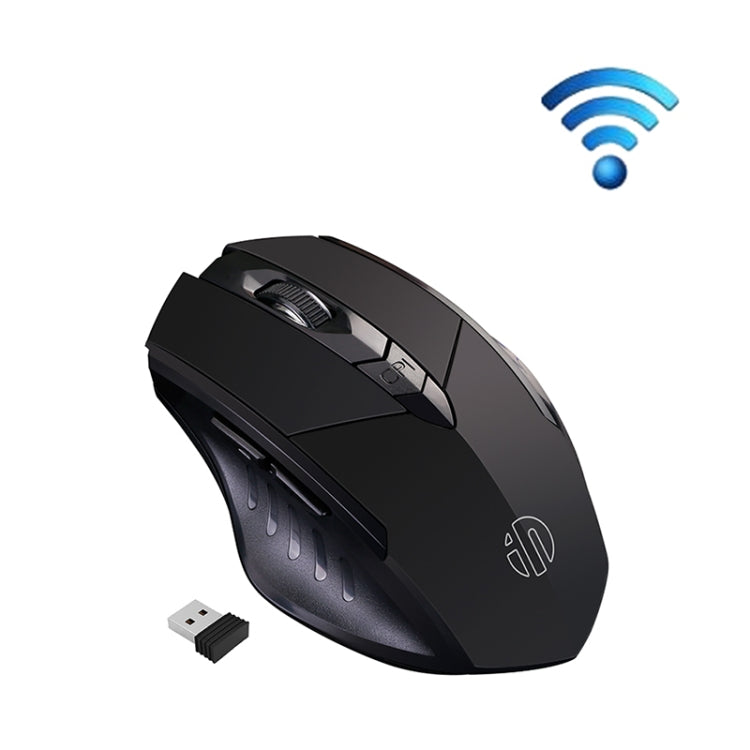 Inphic A1 6 Keys 1000/1200/1600 DPI Home Gaming Wireless Mechanical Mouse, Colour: Gray Wireless+Bluetooth 4.0+Bluetooth 5.0, Gray Wireless Charging Silent Version, Gray Wireless+Bluetooth 4.0+Bluetooth 5.0, Black Wireless+Bluetooth 4.0+Bluetooth 5.0  ...