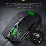 Inphic PW1 Game Mute Macro Definition Illuminated Wired Mouse, Cable Length: 1.5m, Mute Black Game Version, Mute Titanium Gray Game Version, Mute Black Business Version