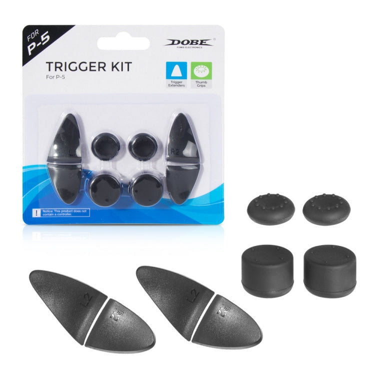 2 Sets 8 in 1 Handle Trigger Button + Rocker Cap Suitable For PS5, 8 in 1 Handle Trigger Button