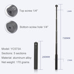 Extension Rod Stabilizer Dedicated Selfie Extension Rod for G5 / SPG / WG2 Gimbal, YC573A, YC573B, YC493, YC667C, YC669 With PTZ