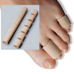 Breathable fiber silicone toe finger eversion correction Toe Separator Protective Gloves, S, M, L