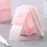 Sticky Double Eyelid Stickers When Exposed To Water, Natural Invisible Lace Olives Glue-Free Beauty Eye Stickers, Lace L-Roll, Lace M-Roll, Lace Olive-Roll