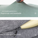 BEWALKER Multifunctional Student Portable Nap Pillow Waist Support Foldable Memory Foam Nap Pillow Office Sleeping Pillow, 38x20x15cm