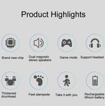 Hand-Rolled Drum Set Color Electronic Drum Lithium Battery Rechargeable Silicone Drum Set, MD862C