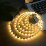 USB Power SMD 2835 Epoxy LED Strip Light Christmas Desk Decor Lamp for TV Background Lighting, 50cm, 1m, 2m, 3m, 4m, 5m