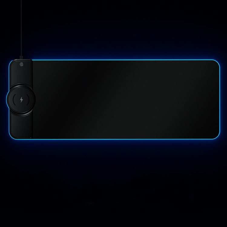 RGB01 10W Wireless Charging Mouse Pad  RGB Luminous Mouse Pad, Size: 800 x 300 x 4mm