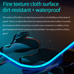 RGB01 10W Wireless Charging Mouse Pad  RGB Luminous Mouse Pad, Size: 800 x 300 x 4mm