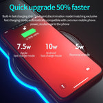 RGB01 10W Wireless Charging Mouse Pad  RGB Luminous Mouse Pad, Size: 800 x 300 x 4mm