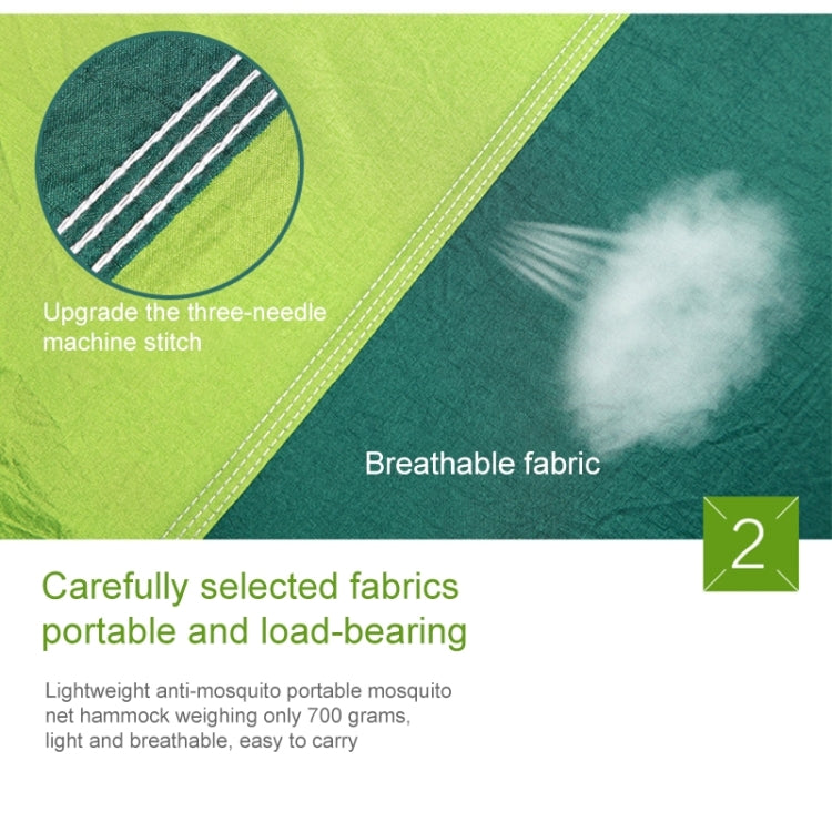 1-2 Person Outdoor Mosquito Net Parachute Hammock Camping Hanging Sleeping Bed Swing Portable  Double  Chair, 260 x 140cm, 260x140cm Blue Grey, 260x140cm Pink, 260x140cm Pink Blue, 260x140cm Green, 260x140cm Yelliw Green, 260x140cm Dark Blue           ...