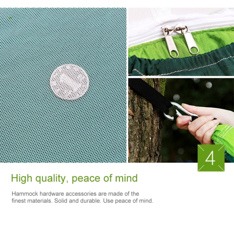 1-2 Person Outdoor Mosquito Net Parachute Hammock Camping Hanging Sleeping Bed Swing Portable  Double  Chair, 260 x 140cm, 260x140cm Blue Grey, 260x140cm Pink, 260x140cm Pink Blue, 260x140cm Green, 260x140cm Yelliw Green, 260x140cm Dark Blue           ...