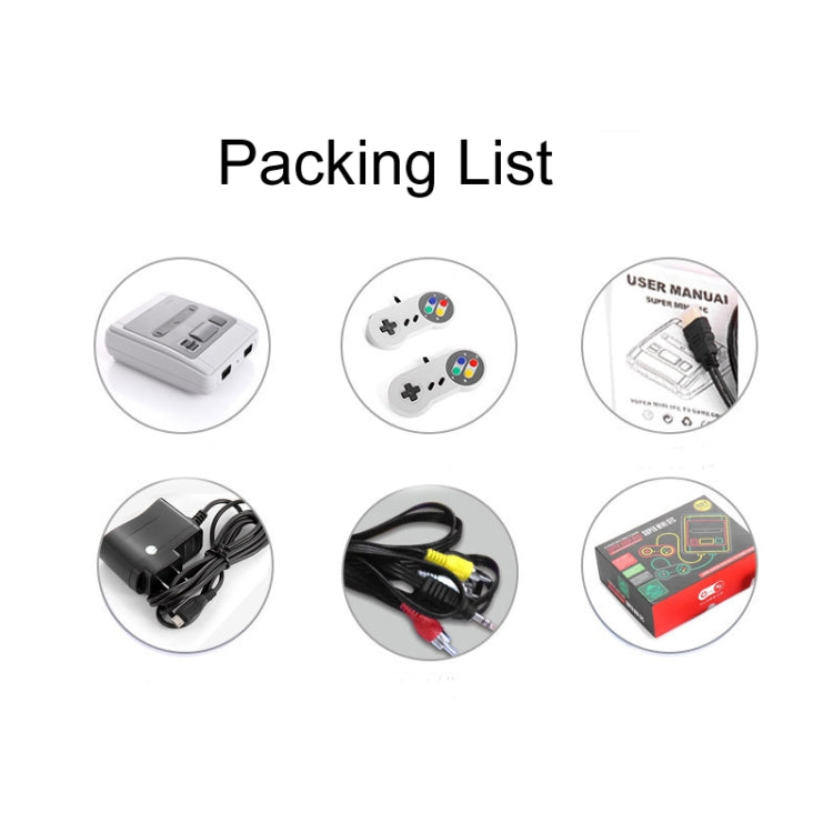 SFC620 Mini 8-Bit TV Game Console Built-In 620 Games, Supports AV Output, SFC620(US Plug)