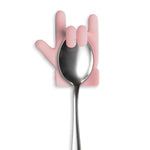 2pcs Little Finger Shape Tea Heroes Teaspoon Holder ，Random Color Delivery, Teaspoon Holder