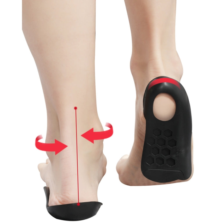 Flat Foot Orthopedic Insole Arch Collapse Support Pad Adult And Child Foot Valgus Orthosis, M (Black), M  (White), L (Black), L (White)