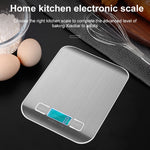 Stainless Steel Small Food Electronic Scale Kitchen Portable Baking Electronic Scale, 5kg/1g (Battery Model White), 5kg/1g (Battery Model Black), 10kg/1g (Battery Model White), 5kg/1g (Rechargeable White), 10kg/1g (Rechargeable White)                  ...