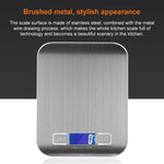 Stainless Steel Small Food Electronic Scale Kitchen Portable Baking Electronic Scale, 5kg/1g (Battery Model White), 5kg/1g (Battery Model Black), 10kg/1g (Battery Model White), 5kg/1g (Rechargeable White), 10kg/1g (Rechargeable White)                  ...