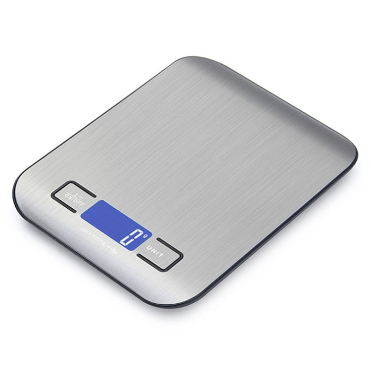 Stainless Steel Small Food Electronic Scale Kitchen Portable Baking Electronic Scale, 5kg/1g (Battery Model White), 5kg/1g (Battery Model Black), 10kg/1g (Battery Model White), 5kg/1g (Rechargeable White), 10kg/1g (Rechargeable White)                  ...