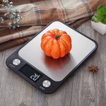 Small Kitchen Food Scale Stainless Steel Electronic Kitchen Scale, 5kg/1g (Black), 10kg/1g (Black), 5kg/1g (White), 10kg/1g (White)