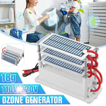 مولد أوزون مدمج AZ-18G-C 18G طلاء طويل العمر مقاوم للرطوبة سيراميك 3 صفائح منقي هواء معقم بالأكسجين النشط، تيار متردد 110 فولت 18G، تيار متردد 220 فولت 18G