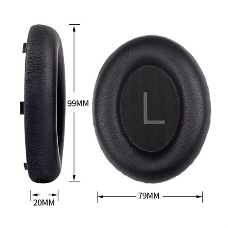 غطاء إسفنجي لسماعة رأس BOSE NC700، أسود، رمادي