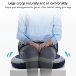 Memory Foam Petal Cushion Office Chair Home Car Seat Cushion, Without Storage Bag, With Storage Bag