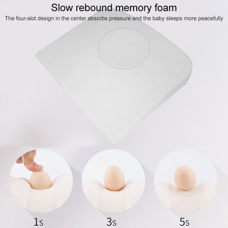 Memory Foam Infant Triangle Slope Cushion Pregnant Women Newborn Nursing Pillow, Crystal Soft Gray, Diamond Lattice White, Crystal Soft Black