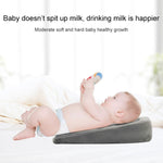 Memory Foam Infant Triangle Slope Cushion Pregnant Women Newborn Nursing Pillow, Crystal Soft Gray, Diamond Lattice White, Crystal Soft Black