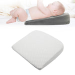 Memory Foam Infant Triangle Slope Cushion Pregnant Women Newborn Nursing Pillow, Crystal Soft Gray, Diamond Lattice White, Crystal Soft Black