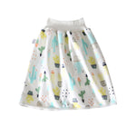 Baby Water-Proof And Leak-Proof Cloth Diapers Children Washable Cotton Cloth Bed-Wetting Skirt Pants, L