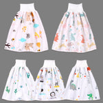 Baby Water-Proof And Leak-Proof Cloth Diapers Children Washable Cotton Cloth Bed-Wetting Skirt Pants, L