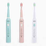 DELIPU Electric Toothbrush Rechargeable Sonic 5-Speed Adjustment Children Adult Household Waterproof Soft Hair Whitening Toothbrush, USB Charging Cable  (Blue), USB Charging Cable (Pink), USB Charging Cable (White), USB Charging Stand (Blue)           ...