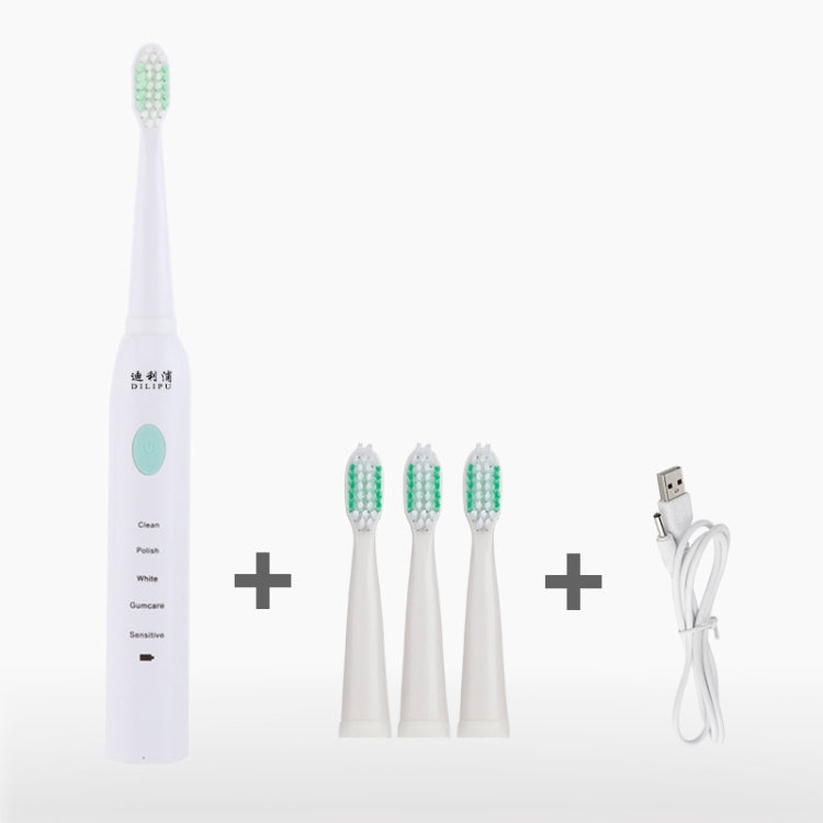 DELIPU Electric Toothbrush Rechargeable Sonic 5-Speed Adjustment Children Adult Household Waterproof Soft Hair Whitening Toothbrush, USB Charging Cable  (Blue), USB Charging Cable (Pink), USB Charging Cable (White), USB Charging Stand (Blue)           ...