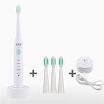 DELIPU Electric Toothbrush Rechargeable Sonic 5-Speed Adjustment Children Adult Household Waterproof Soft Hair Whitening Toothbrush, USB Charging Cable  (Blue), USB Charging Cable (Pink), USB Charging Cable (White), USB Charging Stand (Blue)           ...