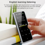 مشغل MP3 محمول بشاشة لمس بلوتوث ومسجل وكتاب إلكتروني، 4 جيجابايت، 8 جيجابايت، 16 جيجابايت، 32 جيجابايت