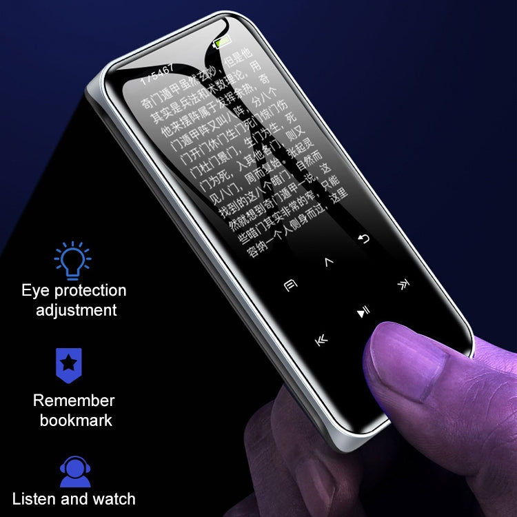 مشغل MP3 محمول بشاشة لمس بلوتوث ومسجل وكتاب إلكتروني، 4 جيجابايت، 8 جيجابايت، 16 جيجابايت، 32 جيجابايت