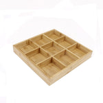 Hot Pot Bamboo Plate Compartmental Platter Vegetable Wood Tray Set, Large Nine Grid Plate, Six Grid Plate, Large Four Grid Bamboo Plate, Medium Four Grid Bamboo Plate, Small Four Grid Bamboo Plate, Three Grid Bamboo Plate, Two Grid Plate               ...