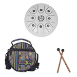 MEIBEITE 5.5-Inch C-Tune Sanskrit Drum Steel Tongue Empty  Worry-Free Drum, MEIBEITE White, MEIBEITE Red, MEIBEITE Black, MEIBEITE Golden, MEIBEITE Purple, MEIBEITE Blue, MEIBEITE Green