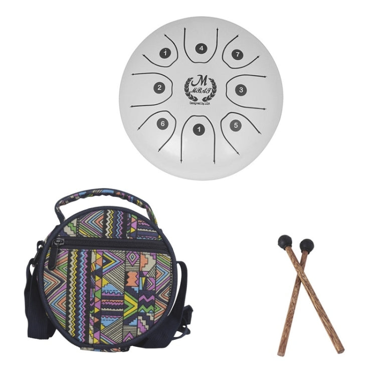 MEIBEITE 5.5-Inch C-Tune Sanskrit Drum Steel Tongue Empty  Worry-Free Drum, MEIBEITE White, MEIBEITE Red, MEIBEITE Black, MEIBEITE Golden, MEIBEITE Purple, MEIBEITE Blue, MEIBEITE Green