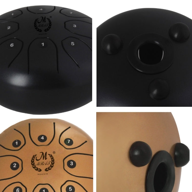 MEIBEITE 5.5-Inch C-Tune Sanskrit Drum Steel Tongue Empty  Worry-Free Drum, MEIBEITE White, MEIBEITE Red, MEIBEITE Black, MEIBEITE Golden, MEIBEITE Purple, MEIBEITE Blue, MEIBEITE Green