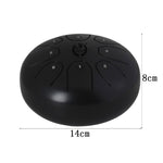 MEIBEITE 5.5-Inch C-Tune Sanskrit Drum Steel Tongue Empty  Worry-Free Drum, MEIBEITE White, MEIBEITE Red, MEIBEITE Black, MEIBEITE Golden, MEIBEITE Purple, MEIBEITE Blue, MEIBEITE Green