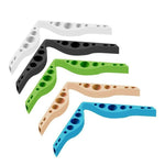 10 PCS Mask Nose Clip Bridge Wear Glasses Anti-Fog Sealing Silicone Strip, Random Color Delivery, Mask Nose Clip