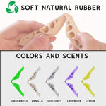 10 PCS Mask Nose Clip Bridge Wear Glasses Anti-Fog Sealing Silicone Strip, Random Color Delivery, Mask Nose Clip