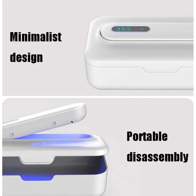 XD003 Underwear UV Sterilization Machine Cosmetic Brush Storage Disinfection Box, XD003 White, XD003 Pink