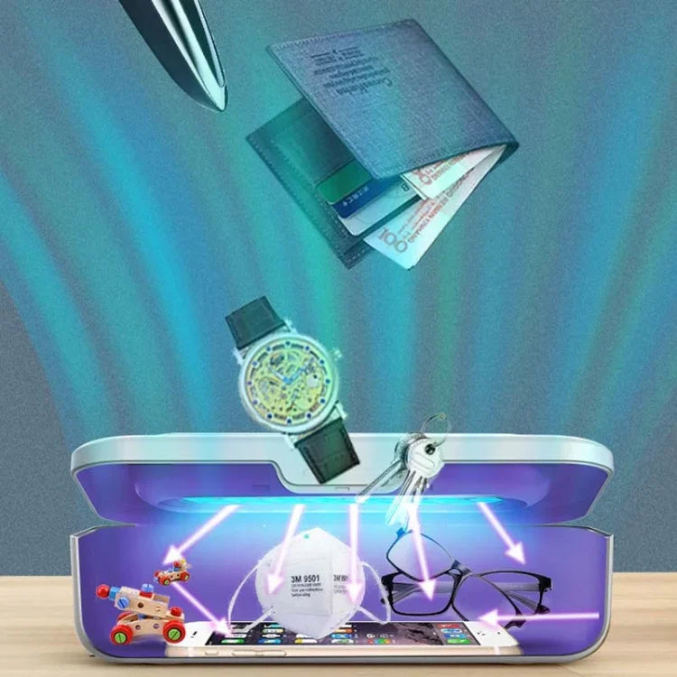 XD003 Underwear UV Sterilization Machine Cosmetic Brush Storage Disinfection Box, XD003 White, XD003 Pink