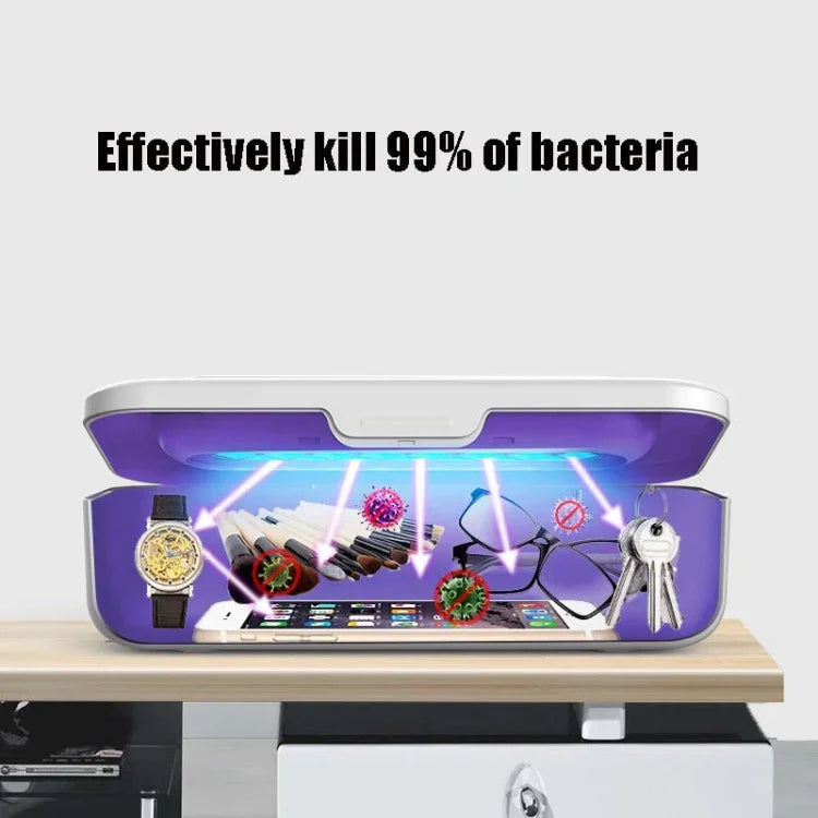 XD003 Underwear UV Sterilization Machine Cosmetic Brush Storage Disinfection Box, XD003 White, XD003 Pink