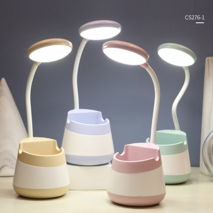USB Charging LED Desk Light Eye Protection Lamp with Pen Holder and Phone Holder, CS276-1 Pink, CS276-1 Blue, CS276-1 Green, CS276-1 Yellow, CS276-1 Black, CS276-3 Pink, CS276-3  Blue, CS276-3 Green, CS276-3 Yellow, CS276-3 Black, CS276-4 Pink         ...