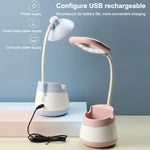 USB Charging LED Desk Light Eye Protection Lamp with Pen Holder and Phone Holder, CS276-1 Pink, CS276-1 Blue, CS276-1 Green, CS276-1 Yellow, CS276-1 Black, CS276-3 Pink, CS276-3  Blue, CS276-3 Green, CS276-3 Yellow, CS276-3 Black, CS276-4 Pink         ...